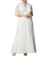 Kiyonna amour clearance lace wedding gown